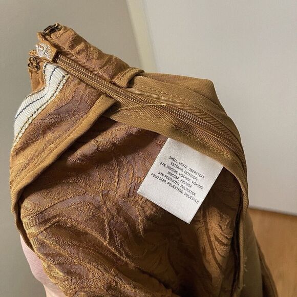 Anthropologie ett:twa Aubade Tie Waist Golden yellow cropped Pants size US 12 - Picture 4 of 7